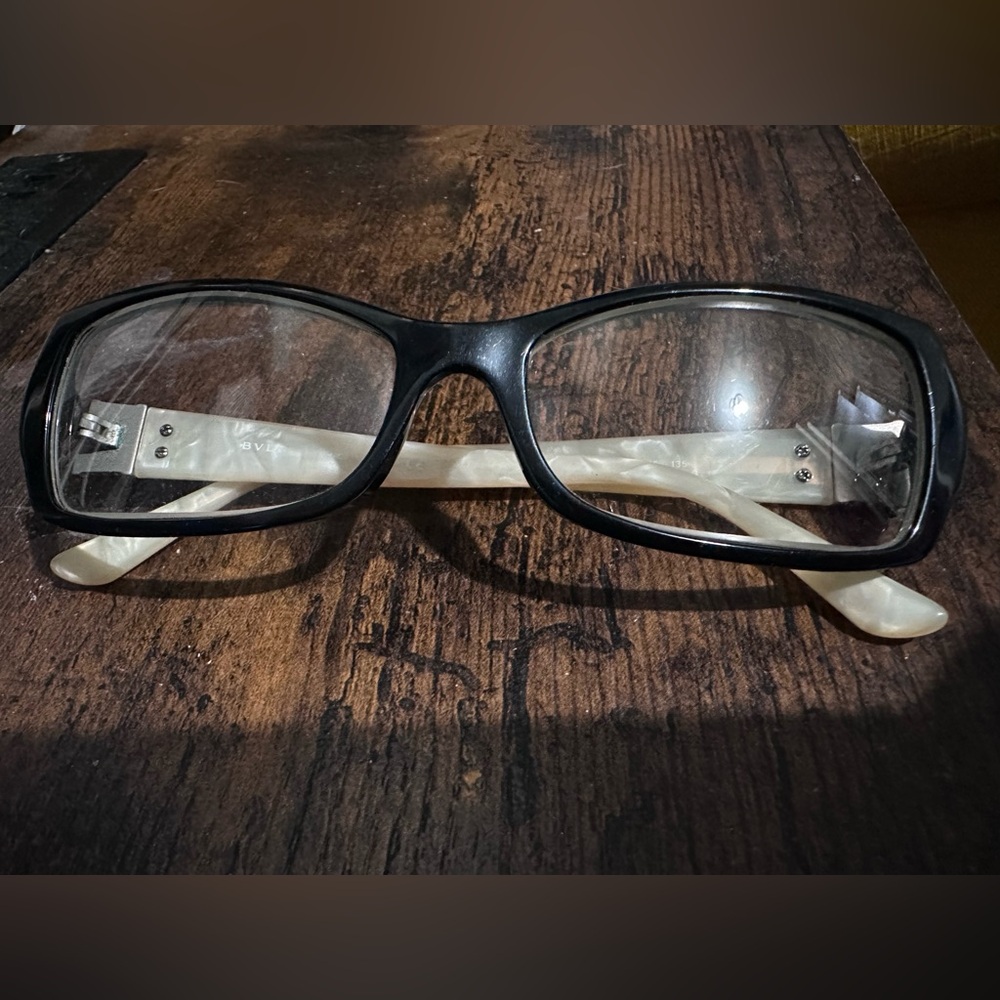 Bvlgari Black and White Glasses